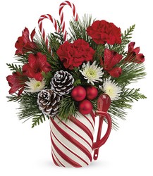 X500A Send a Hug Sweet Stripes Bouquet 